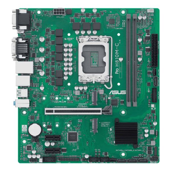 ASUS PRO H810M-C-CSM Intel H810 LGA 1851 (Socket V1) micro ATX (90MB1KHP-M0EAYC)