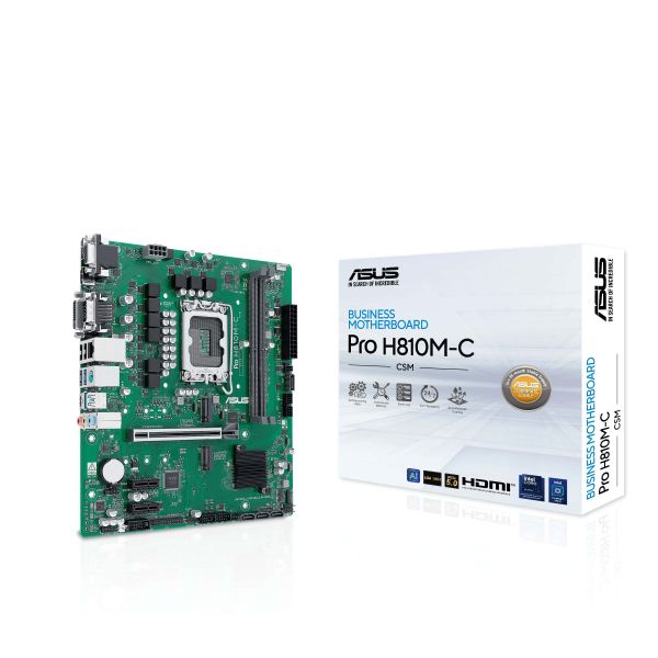 ASUS PRO H810M-C-CSM Intel H810 LGA 1851 (Socket V1) micro ATX (90MB1KHP-M0EAYC)