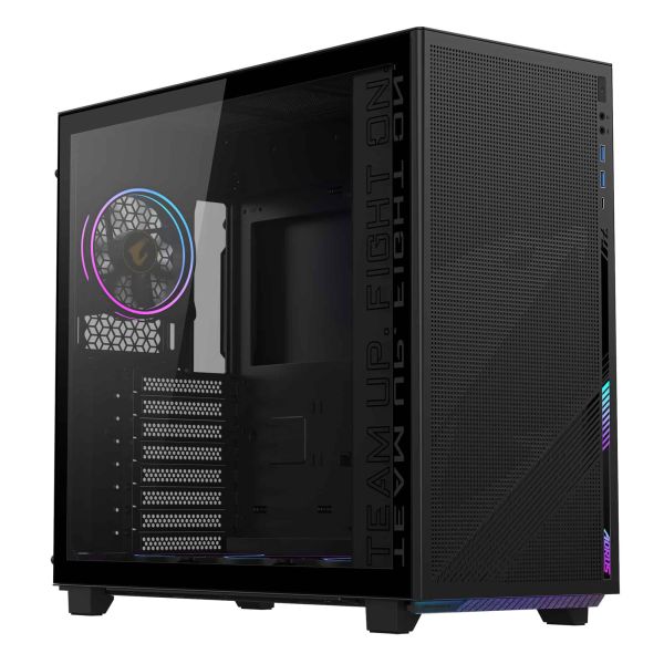 GIGABYTE C400 Midi Tower Zwart (GB-AC400G) GIGABYTE C400 Midi Tower Zwart (GB-AC400G)