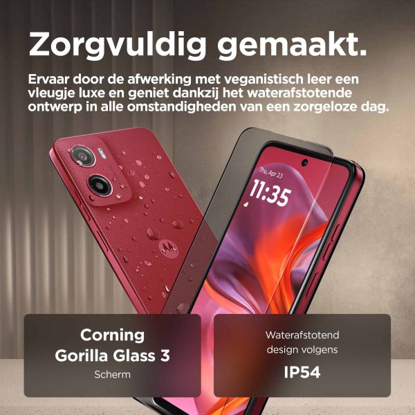 Motorola moto g05 16,9 cm (6.67") Dual SIM Android 15 4G USB Type-C 4 GB 64 GB 5200 mAh Rood (PB6L0005SE) Motorola moto g05 16,9 cm (6.67") Dual SIM Android 15 4G USB Type-C 4 GB 64 GB 5200 mAh Rood (PB6L0005SE)
