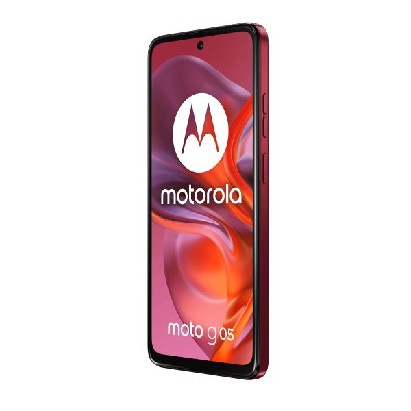 Motorola moto g05 16,9 cm (6.67") Dual SIM Android 15 4G USB Type-C 4 GB 64 GB 5200 mAh Rood (PB6L0005SE) Motorola moto g05 16,9 cm (6.67") Dual SIM Android 15 4G USB Type-C 4 GB 64 GB 5200 mAh Rood (PB6L0005SE)