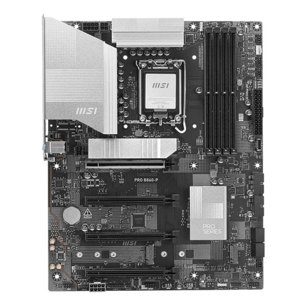 MSI PRO B860-P moederbord Intel B860 LGA 1851 (Socket V1) ATX (7E41-002R)  MSI PRO B860-P moederbord Intel B860 LGA 1851 (Socket V1) ATX (7E41-002R)