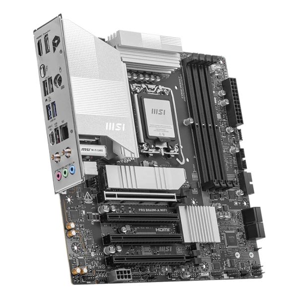 MSI PRO B860M-A WIFI moederbord Intel B860 LGA 1851 (Socket V1) micro ATX (7E42-002R)