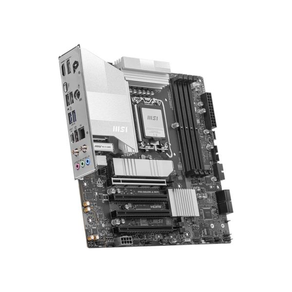MSI PRO B860M-A WIFI moederbord Intel B860 LGA 1851 (Socket V1) micro ATX (7E42-002R)