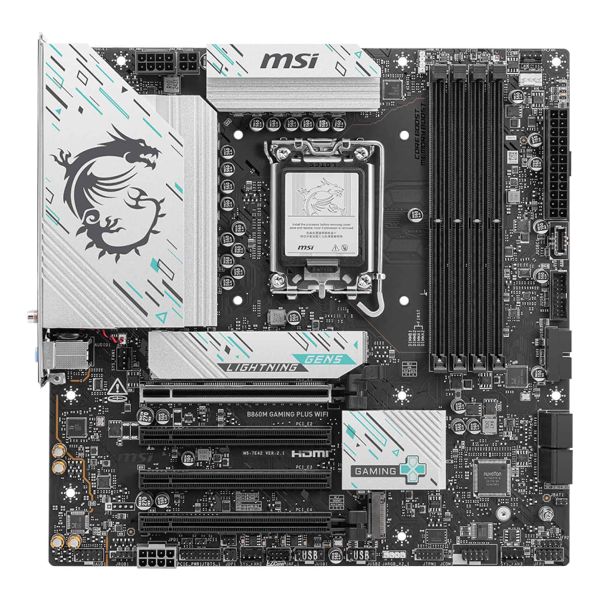 MSI B860M GAMING PLUS WIFI moederbord Intel B860 LGA 1851 (Socket V1) micro ATX (7E42-003R)
