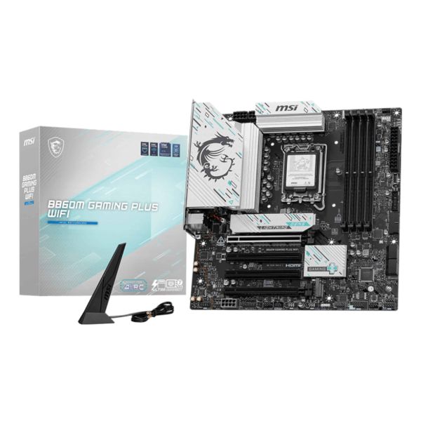 MSI B860M GAMING PLUS WIFI moederbord Intel B860 LGA 1851 (Socket V1) micro ATX (7E42-003R)