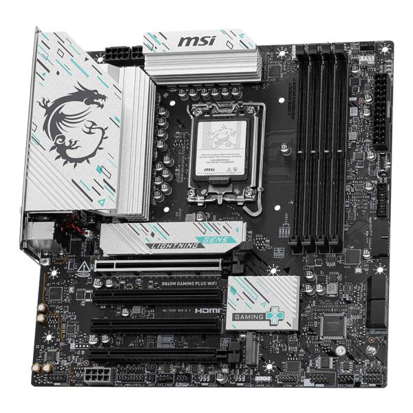 MSI B860M GAMING PLUS WIFI moederbord Intel B860 LGA 1851 (Socket V1) micro ATX (7E42-003R)