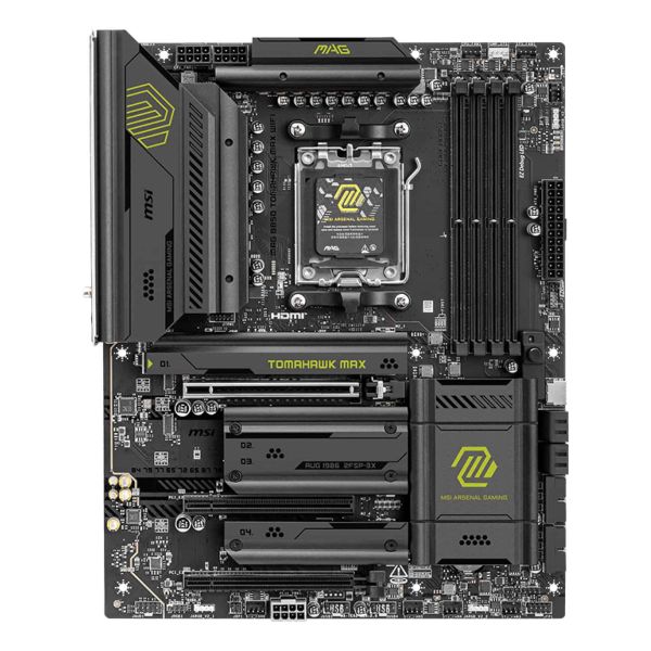MSI MAG B850 TOMAHAWK MAX WIFI moederbord AMD B850 Socket AM5 ATX (7E62-002R)
