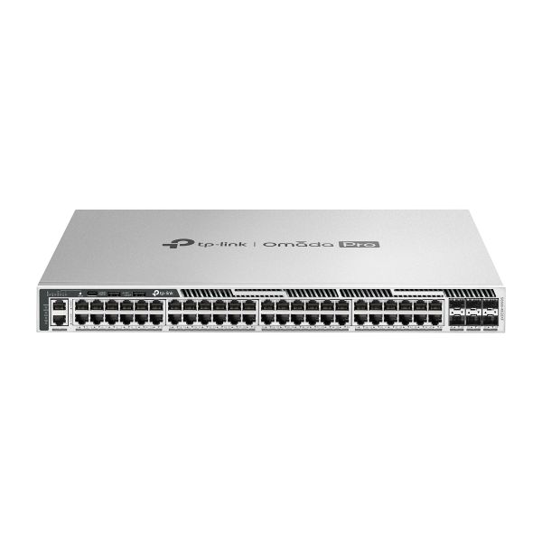 TP-Link Omada Pro S6500-48G6XF netwerk-switch Managed L2/L2+ Gigabit Ethernet (10/100/1000) 1U Grijs (S6500-48G6XF) TP-Link Omada Pro S6500-48G6XF netwerk-switch Managed L2/L2+ Gigabit Ethernet (10/100/1000) 1U Grijs (S6500-48G6XF)