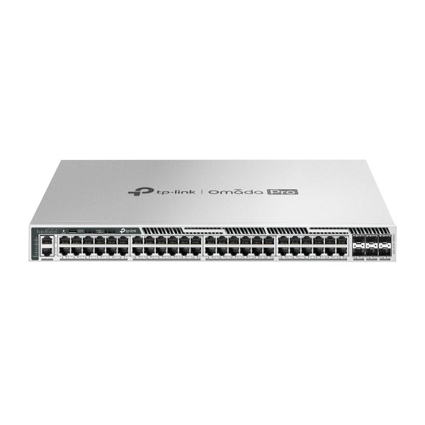 TP-Link S6500-48GP6XF netwerk-switch Managed L3 Gigabit Ethernet (10/100/1000) Power over Ethernet (PoE) 1U Grijs (S6500-48GP6XF) TP-Link S6500-48GP6XF netwerk-switch Managed L3 Gigabit Ethernet (10/100/1000) Power over Ethernet (PoE) 1U Grijs (S6500-48GP6XF)