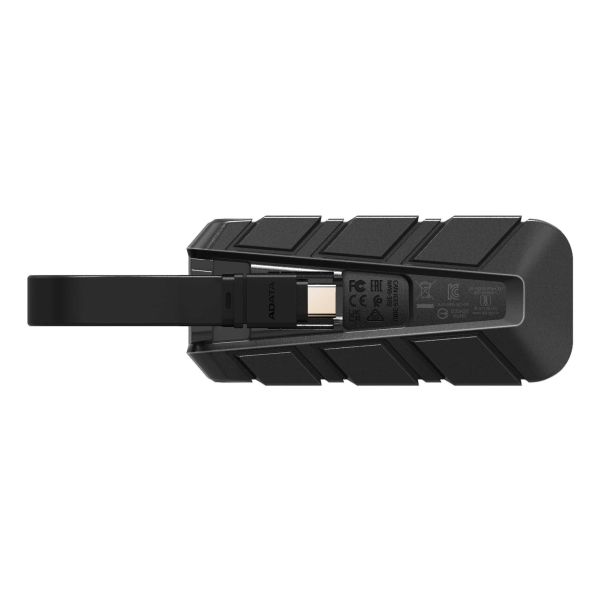 ADATA SC740 500 GB USB Type-C 3.2 Gen 2 (3.1 Gen 2) Zwart, Blauw (SC740-500G-CBU)