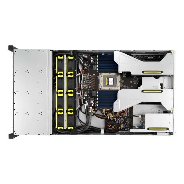 ASUS RS521A-E12-RS24U Socket SP5 Rack (2U) Zwart, Zilver (90SF03X1-M000R0)