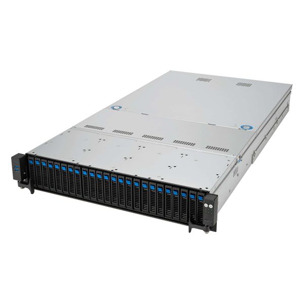 ASUS RS521A-E12-RS24U Socket SP5 Rack (2U) Zwart, Zilver (90SF03X1-M000R0)