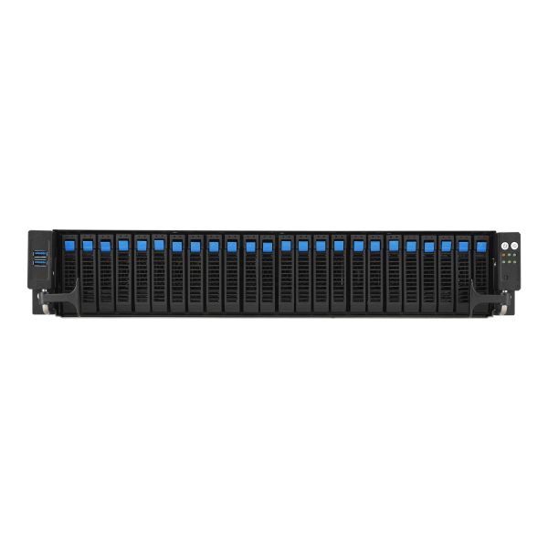 ASUS RS521A-E12-RS24U Socket SP5 Rack (2U) Zwart, Zilver (90SF03X1-M000R0)