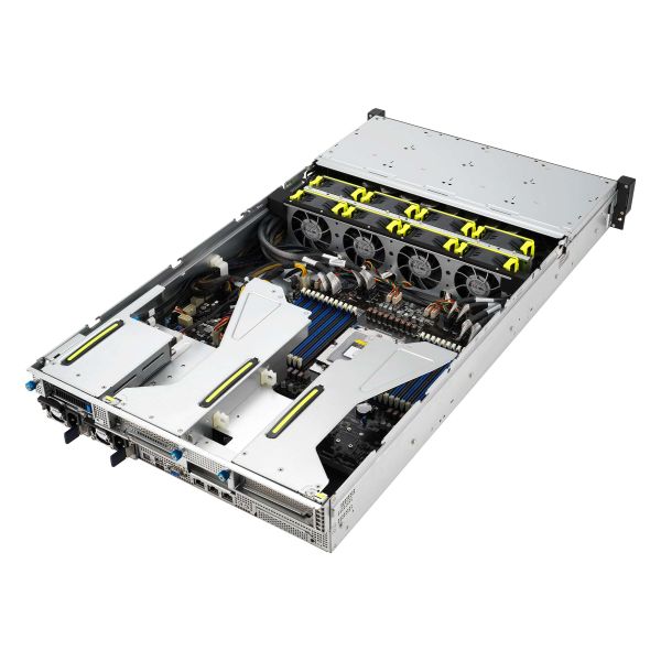 ASUS RS521A-E12-RS24U Socket SP5 Rack (2U) Zwart, Zilver (90SF03X1-M000R0)