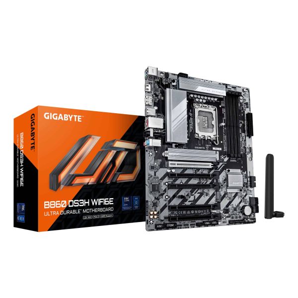 GIGABYTE B860 DS3H WIFI6E moederbord Intel B860 LGA 1851 (Socket V1) ATX (B860 DS3H WIFI6E)