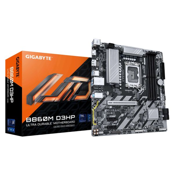 GIGABYTE B860M D3HP moederbord Intel B860 LGA 1851 (Socket V1) micro ATX (B860M D3HP)