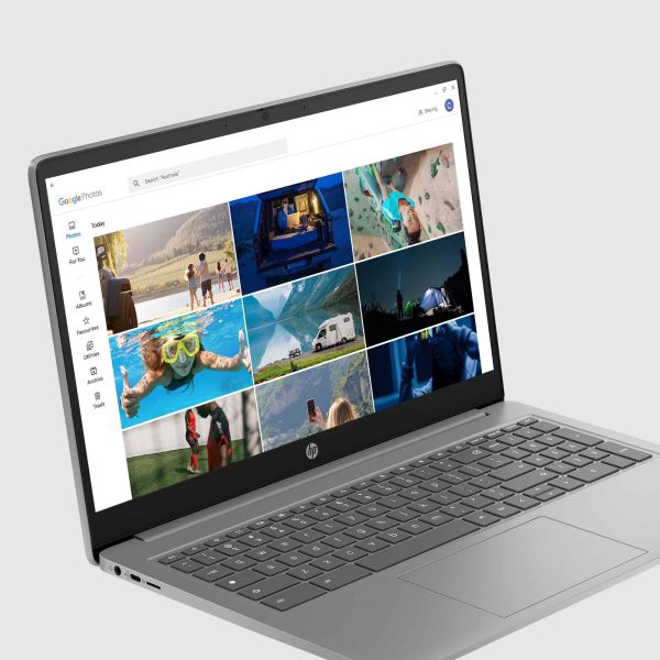 HP Chromebook 15a-nb0100nd Intel® N N100 39,6 cm (15.6") Full HD 4 GB LPDDR5-SDRAM 128 GB UFS Wi-Fi 6 (802.11ax) ChromeOS Zilver (B0WV1EA#ABH)