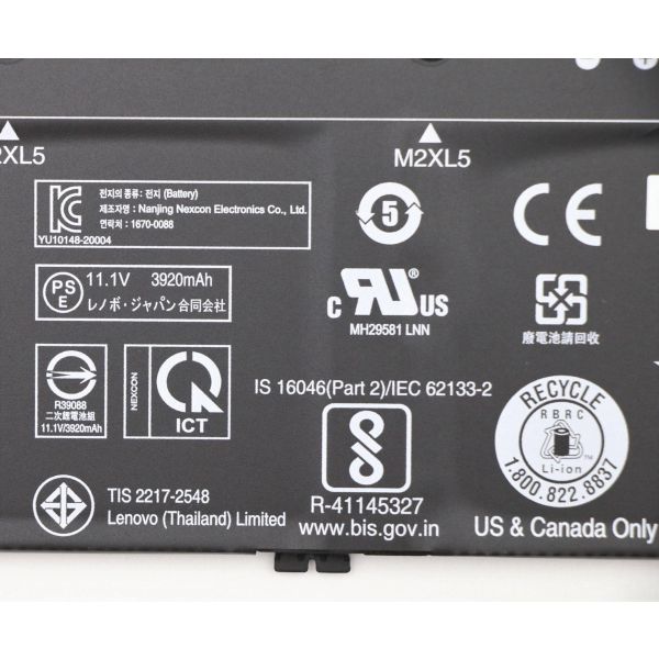 Lenovo 5B10X02603 laptop reserve-onderdeel Batterij/Accu (5B10X02603)