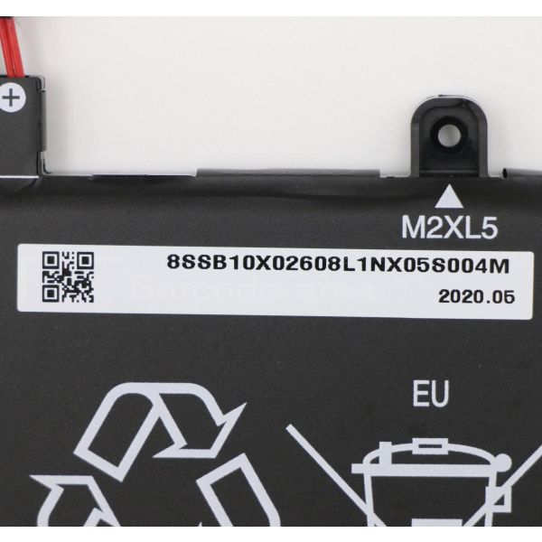 Lenovo 5B10X02603 laptop reserve-onderdeel Batterij/Accu (5B10X02603)