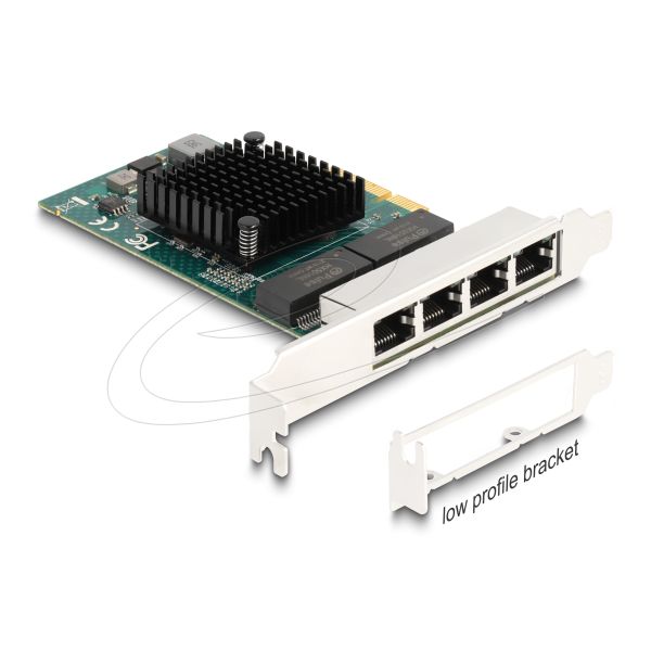 Delock PCIe x1 naar 2x RJ45 Gigabit LAN Adapter (88206)