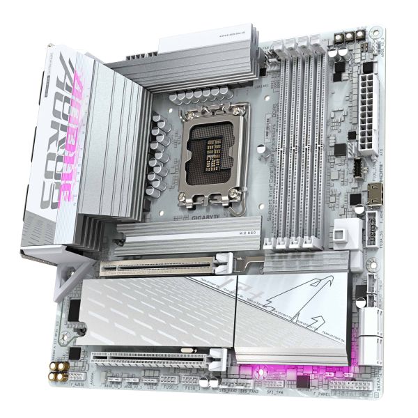 GIGABYTE B860M AORUS ELITE WF6E ICE Intel B860 LGA 1851 (Socket V1) micro ATX (B860M A ELT WF6E ICE 1.0)