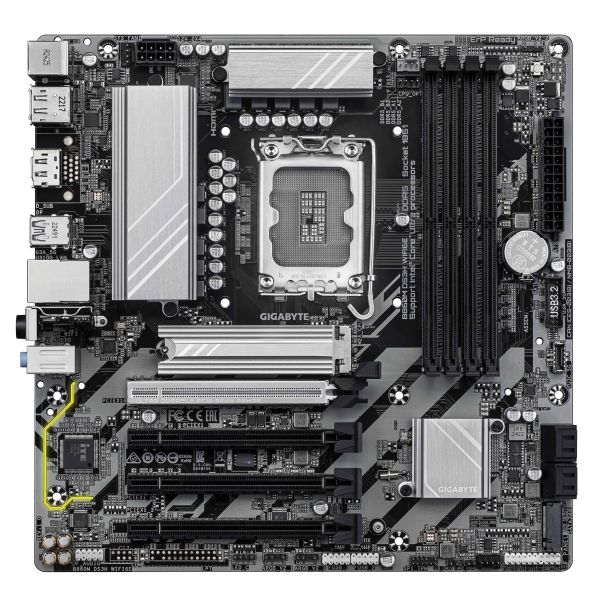 GIGABYTE B860M DS3H WIFI6E moederbord Intel B860 LGA 1851 (Socket V1) micro ATX (B860M DS3H WIFI6E 1.0)