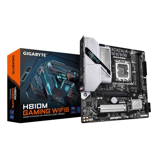 GIGABYTE H810M GAMING WIFI6 moederbord Intel H810 LGA 1851 (Socket V1) micro ATX (H810M GAMING WIFI6)