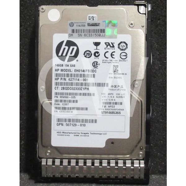 HP 146GB 6G SAS 15K rpm SFF (652605-B21)