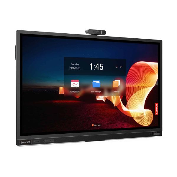 Lenovo T65 Digitale signage flatscreen 165,1 cm (65") LED Wifi 400 cd/m² 4K Ultra HD Zwart Touchscreen Type processor Android 9 (62F3WA1CEK)
