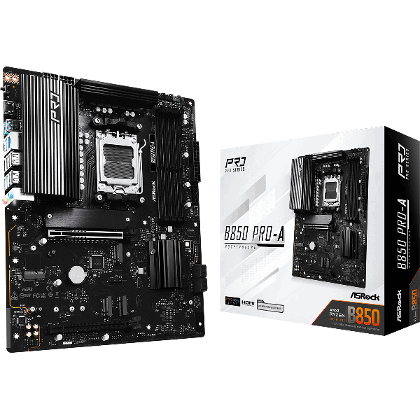 ASRock B850 Pro RS Motherboard (90-MXBQK0-A0UAYZ)