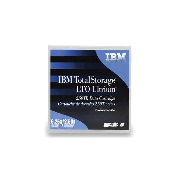 IBM LTO Ultrium 6 Lege gegevenscartridge 2500 GB (00V7590) IBM LTO Ultrium 6 Lege gegevenscartridge 2500 GB (00V7590)