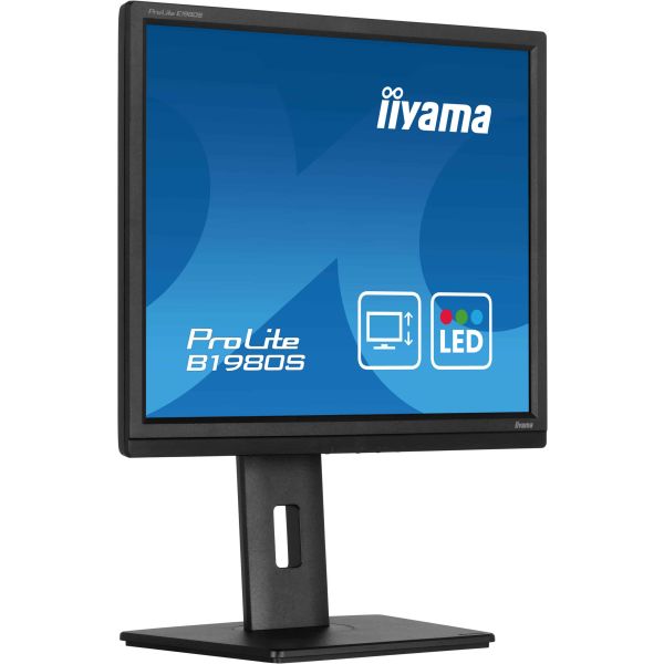 iiyama ProLite B1980S-B1 computer monitor 48,3 cm (19") 1280 x 1024 Pixels VGA LED Zwart (B1980S-B1)