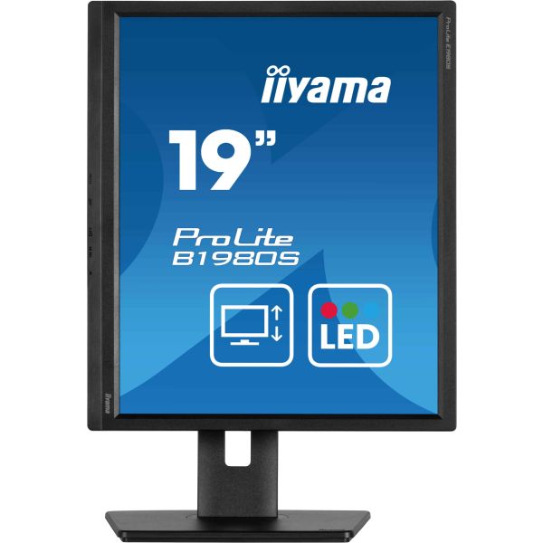 iiyama ProLite B1980S-B1 computer monitor 48,3 cm (19") 1280 x 1024 Pixels VGA LED Zwart (B1980S-B1)