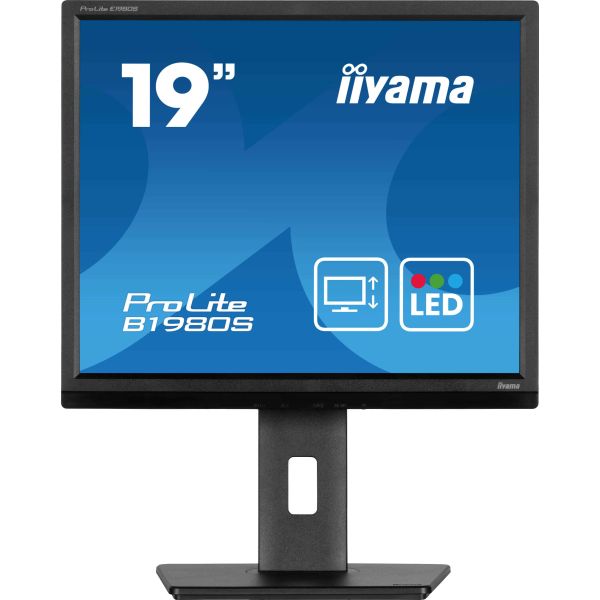iiyama ProLite B1980S-B1 computer monitor 48,3 cm (19") 1280 x 1024 Pixels VGA LED Zwart (B1980S-B1)