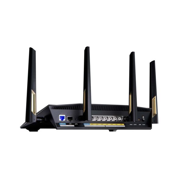 ASUS RT-BE88U draadloze router 10 Gigabit Ethernet Dual-band (2.4 GHz / 5 GHz) Zwart, Grijs (RT-BE88U)