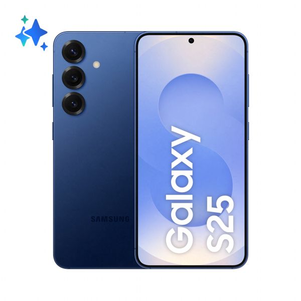 Samsung Galaxy S25 15,8 cm (6.2") Dual SIM Android 15 5G USB Type-C 12 GB 128 GB 4000 mAh Marineblauw (SM-S931BDBDEUB)
