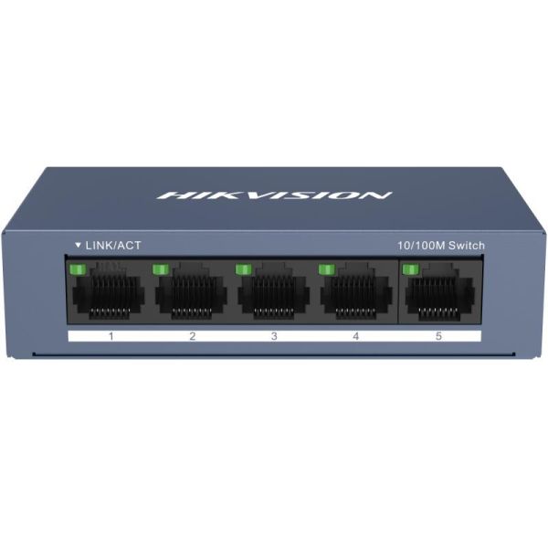 Hikvision Pro Series DS-3E0105-O Netzwerk-Switch Unmanaged Fast Ethernet (10/100) Grau (DS-3E0105-O) (DS-3E0105-O)