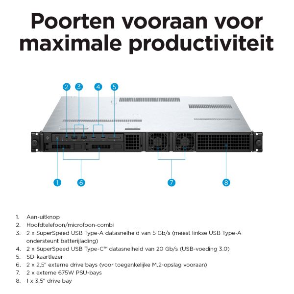 HP Z4 Rack G5 Intel® Xeon® W w3-2425 32 GB DDR5-SDRAM 1 TB SSD NVIDIA Quadro RTX 4000 Windows 11 Pro Rekgemonteerd chassis Workstation AI Workstation Zwart (5E8U8EA#ABH)