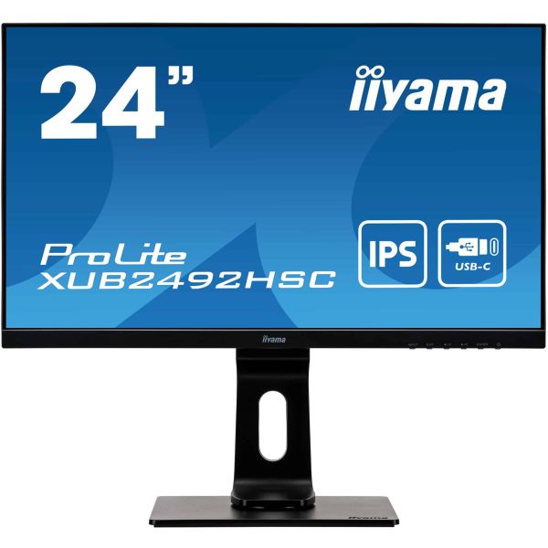 iiyama ProLite XUB2492HSC-B1 computer monitor 60,5 cm (23.8") 1920 x 1080 Pixels Full HD LCD Zwart (XUB2492HSC-B1)
