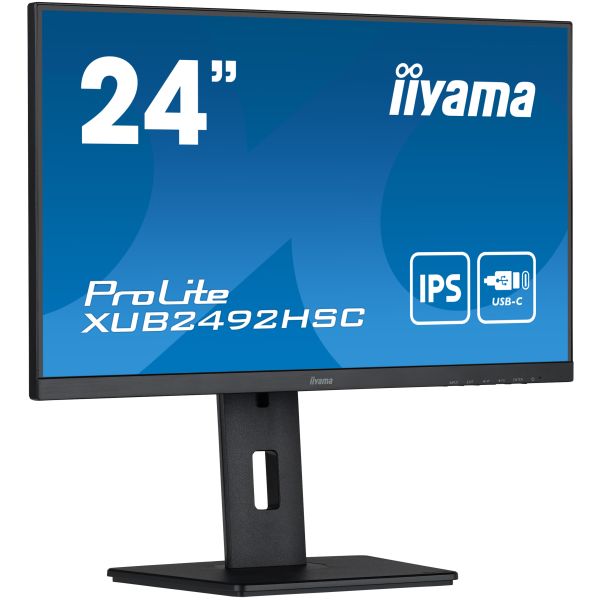 Iiyama ProLite XUB2492HSC 24 inch IPS Monitor met USB-C (XUB2492HSC-B1)