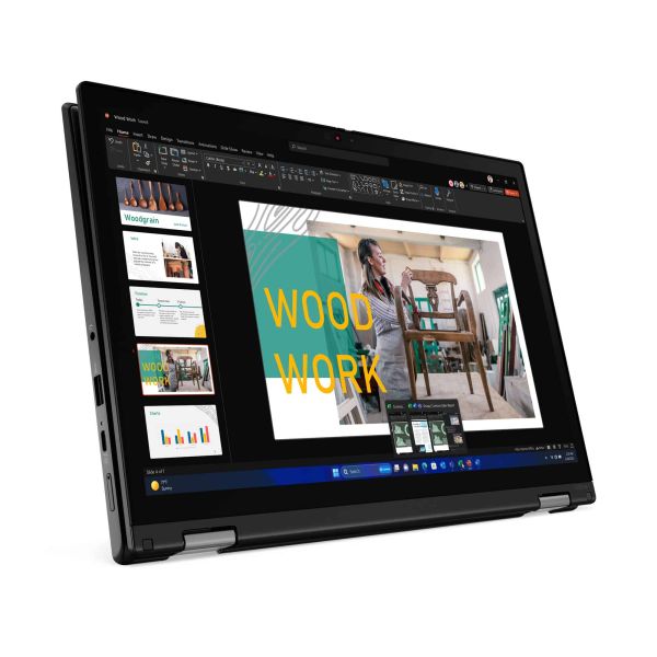 Lenovo ThinkPad L13 2-in-1 Gen 5 (Intel) Intel Core Ultra 5 125U Hybride (2-in-1) 33,8 cm (13.3") Touchscreen WUXGA 16 GB LPDDR5-SDRAM 512 GB SSD Wi-Fi 6E (802.11ax) Windows 11 Pro Zwart (21LM001JMH)