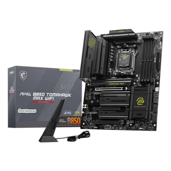 MSI MAG B850 TOMAHAWK MAX WIFI moederbord AMD B850 Socket AM5 ATX (MAGB850TOMAHMAXWIF)