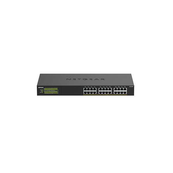 NETGEAR GS324PP Unmanaged Gigabit Ethernet (10/100/1000) Power over Ethernet (PoE) Zwart (GS324PP-100EUS)