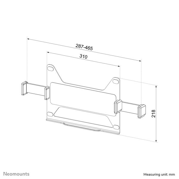 Neomounts laptophouder (ADS20-425BL1)