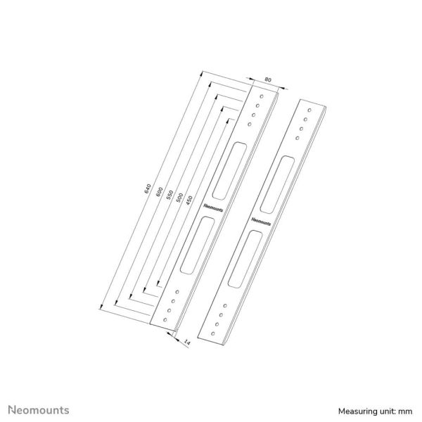 Neomounts VESA-uitbreidingskit (AWL-250BL16)