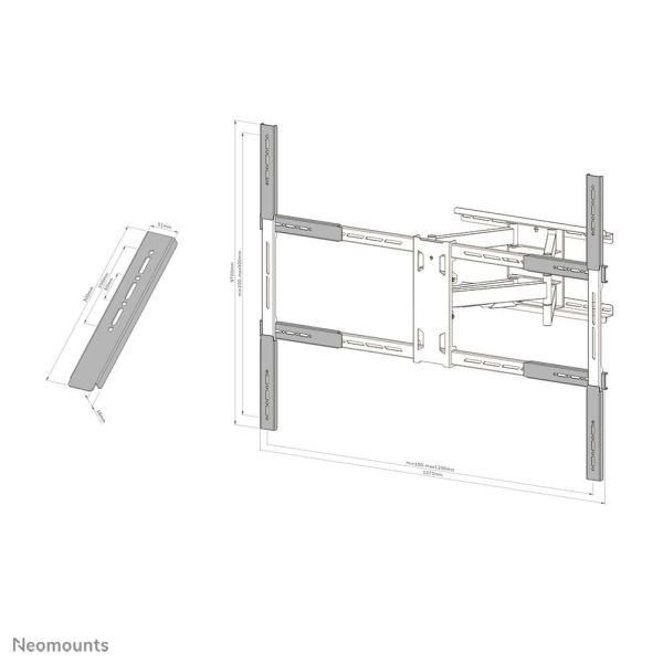 Neomounts VESA-uitbreidingskit (AWLS-950BL1)