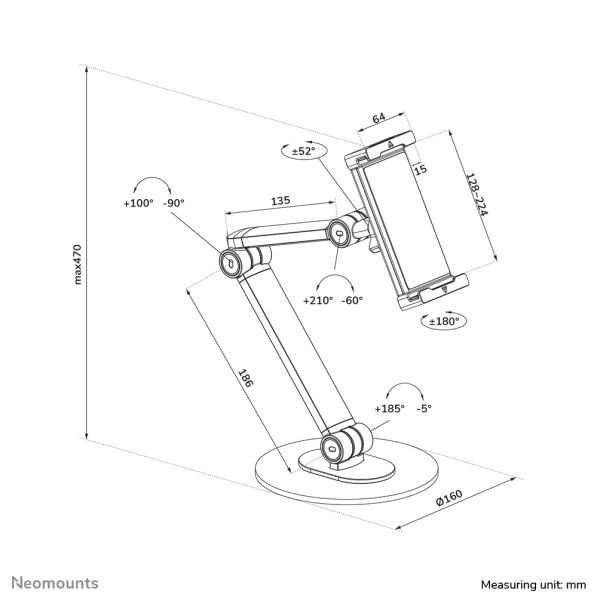 Neomounts tablet stand (DS15-550BL1)