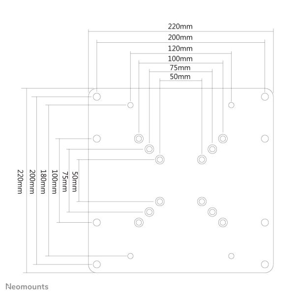 Neomounts vesa adapter (FPMA-VESA200)