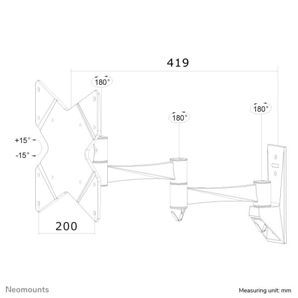 Neomounts tv wandsteun (FPMA-W835)